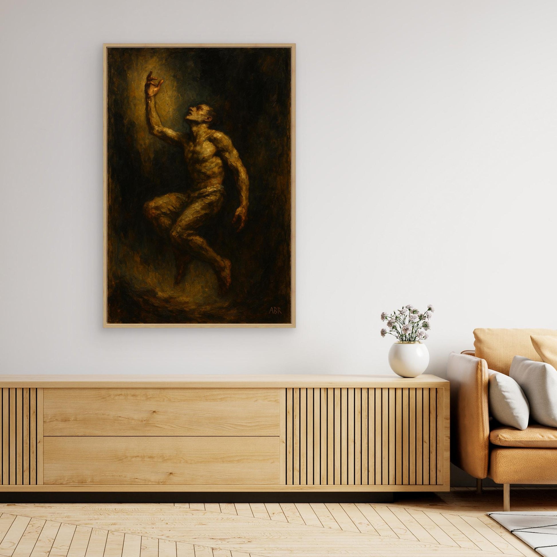 Figurative Canvas Wall Art – Reaching Light