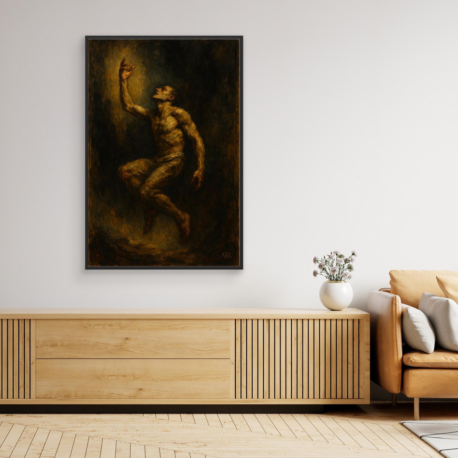 Figurative Canvas Wall Art – Reaching Light