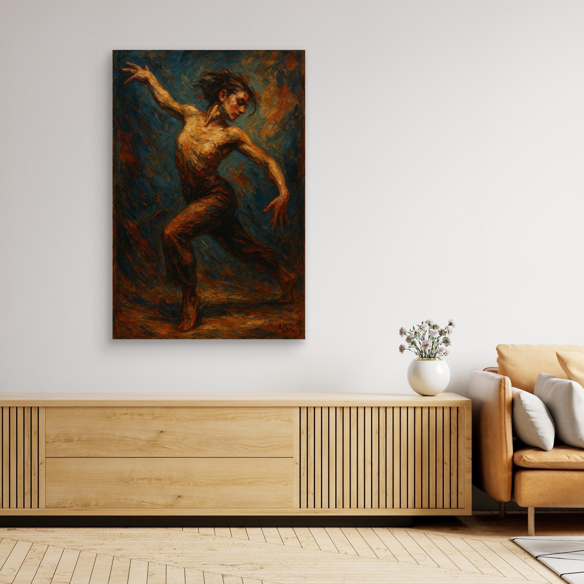 Expressive Female Figure Wall Art