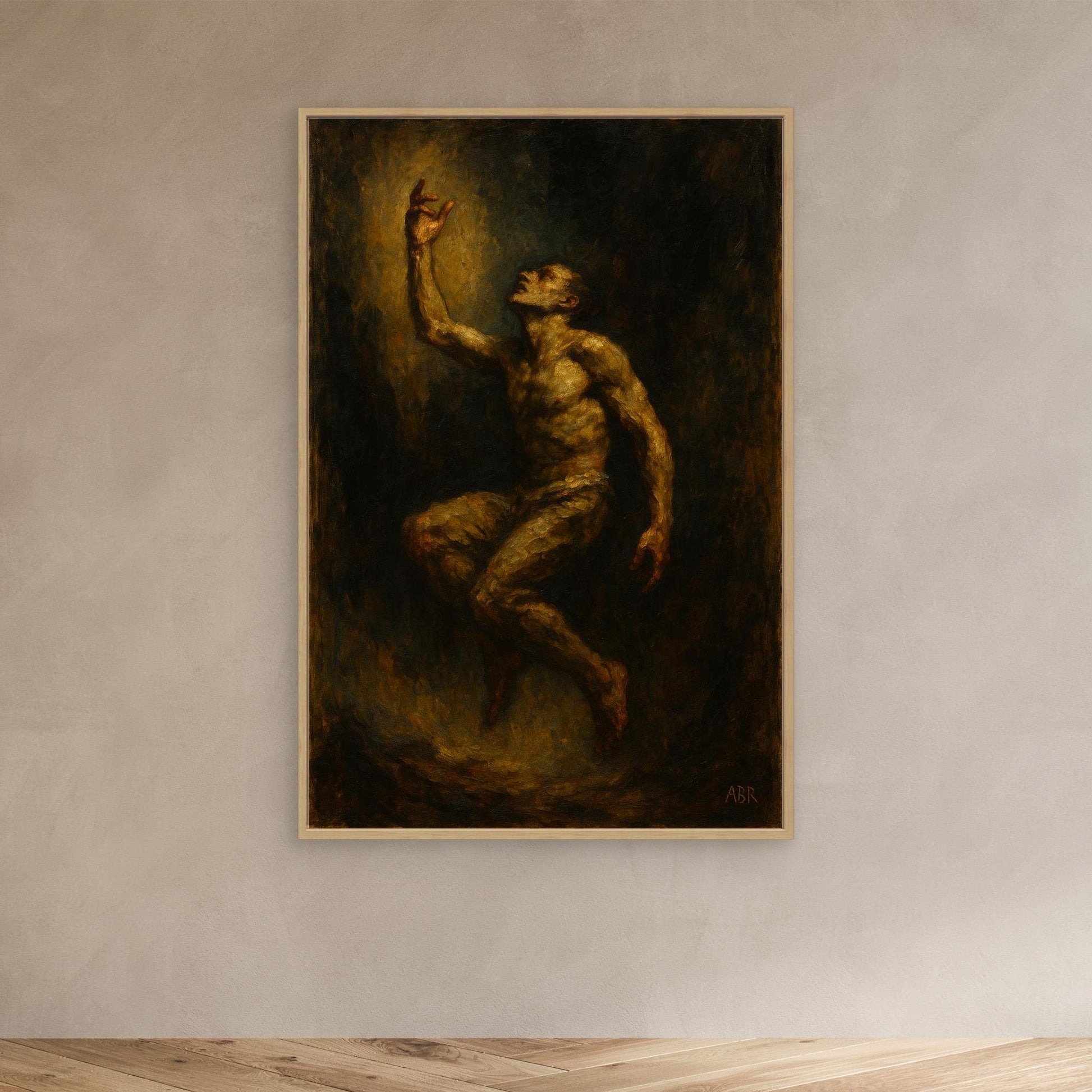 Figurative Canvas Wall Art – Reaching Light