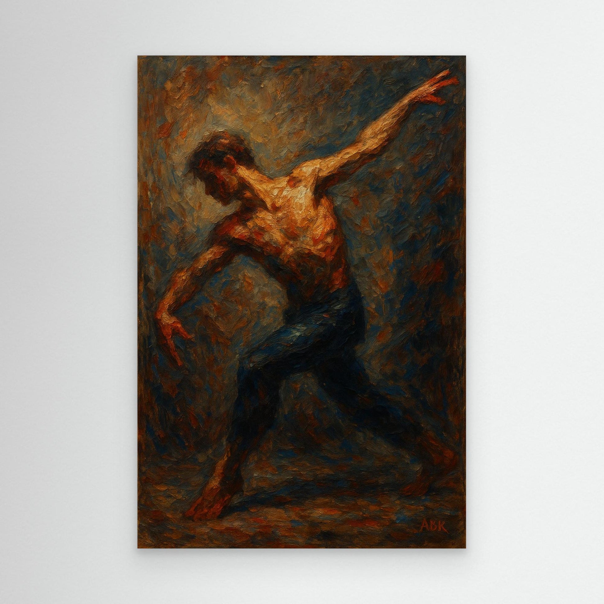 Figurative Dancer Canvas Wall Art