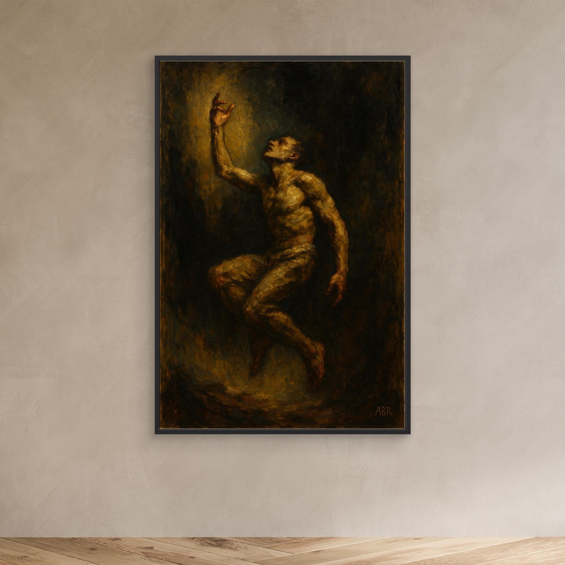 Figurative Canvas Wall Art – Reaching Light