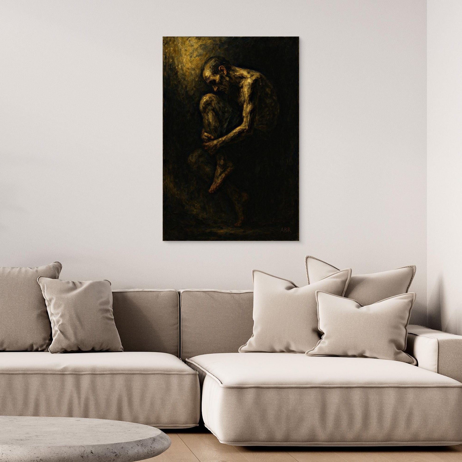 Emotive Figurative Canvas Wall Art 