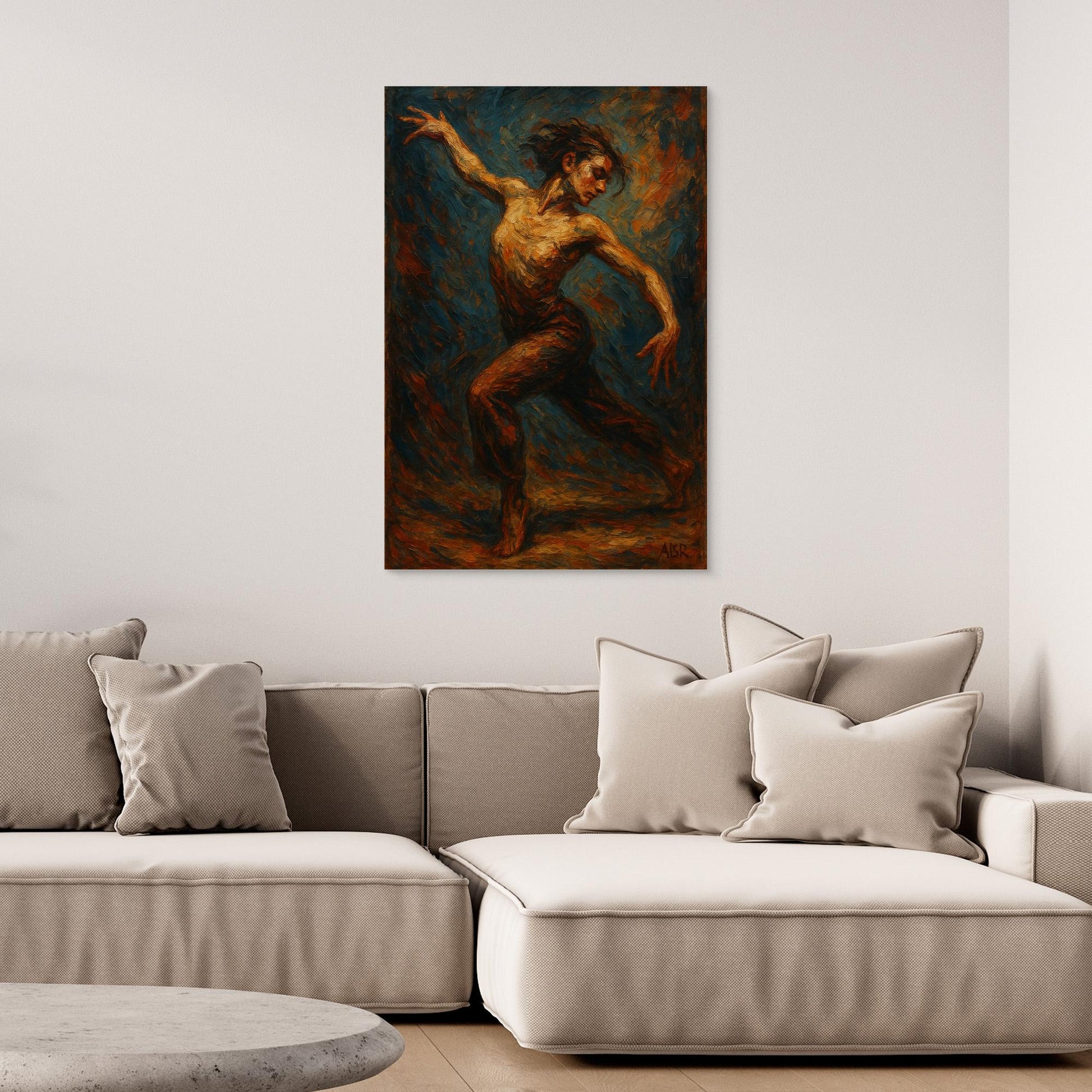 Expressive Female Figure Wall Art