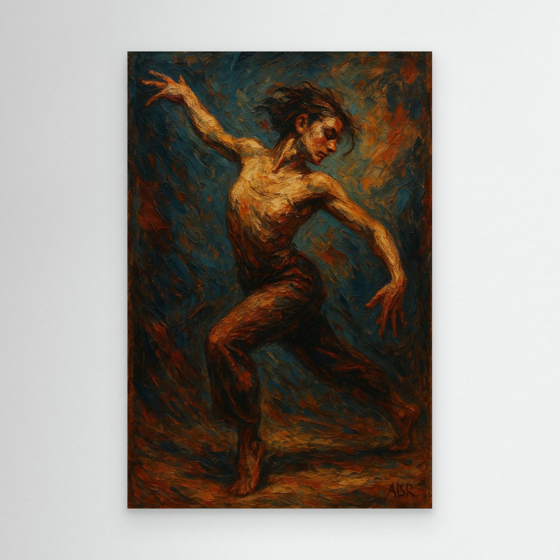 Expressive Female Figure Wall Art