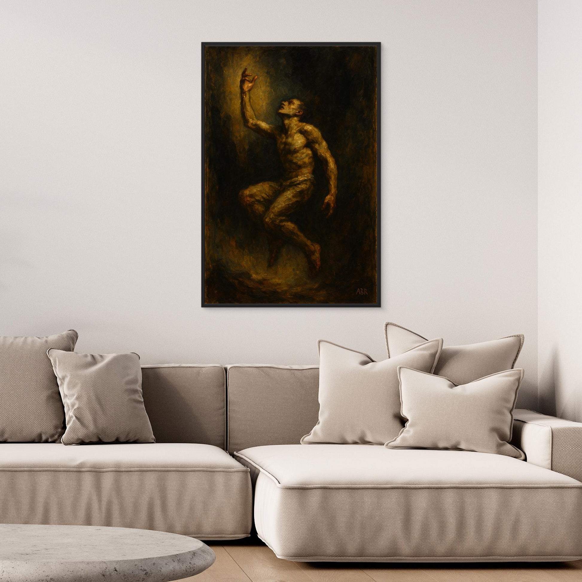 Figurative Canvas Wall Art – Reaching Light