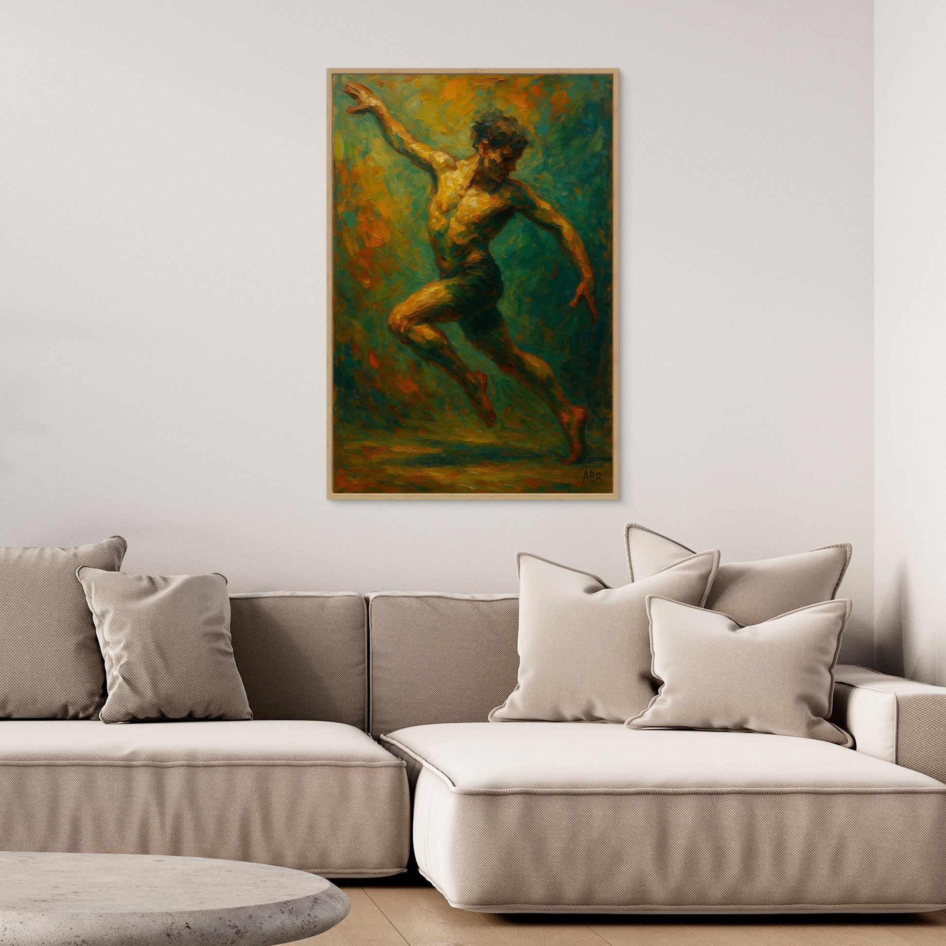 Dynamic Figurative Dancer Wall Art