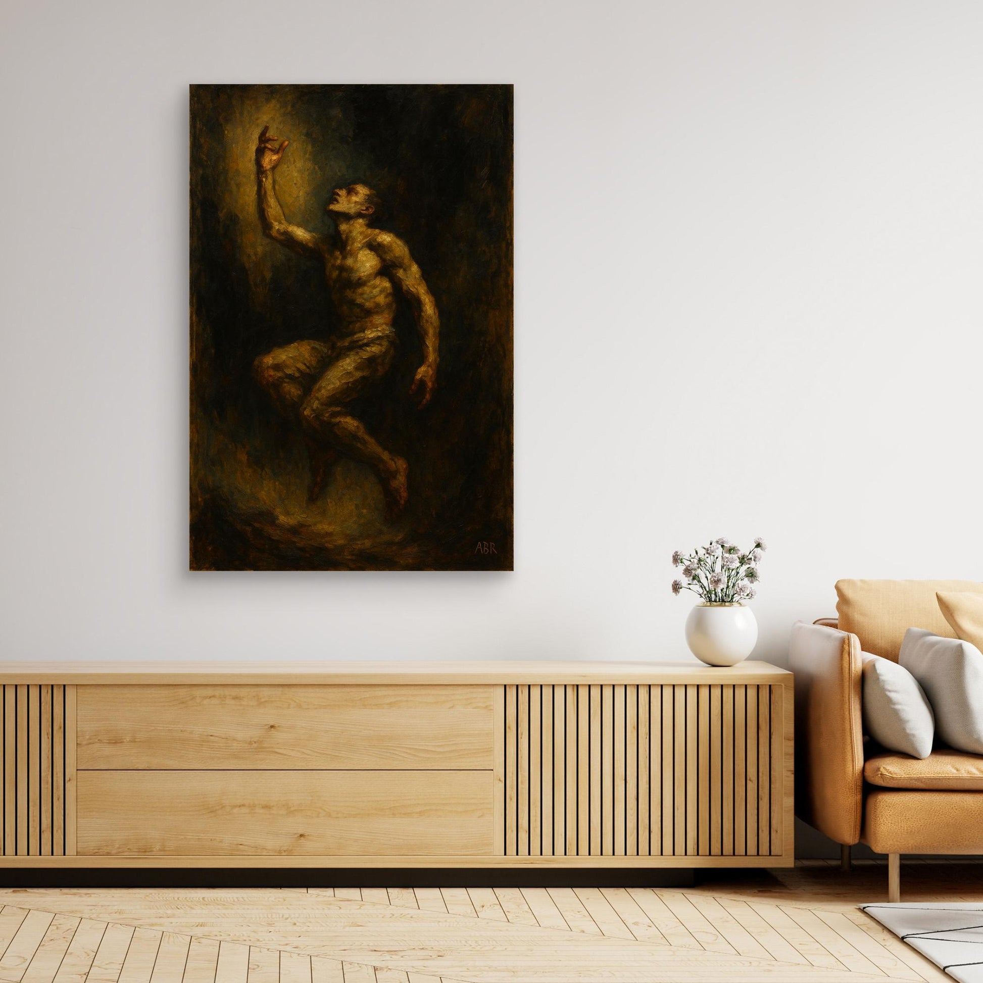 Figurative Canvas Wall Art – Reaching Light