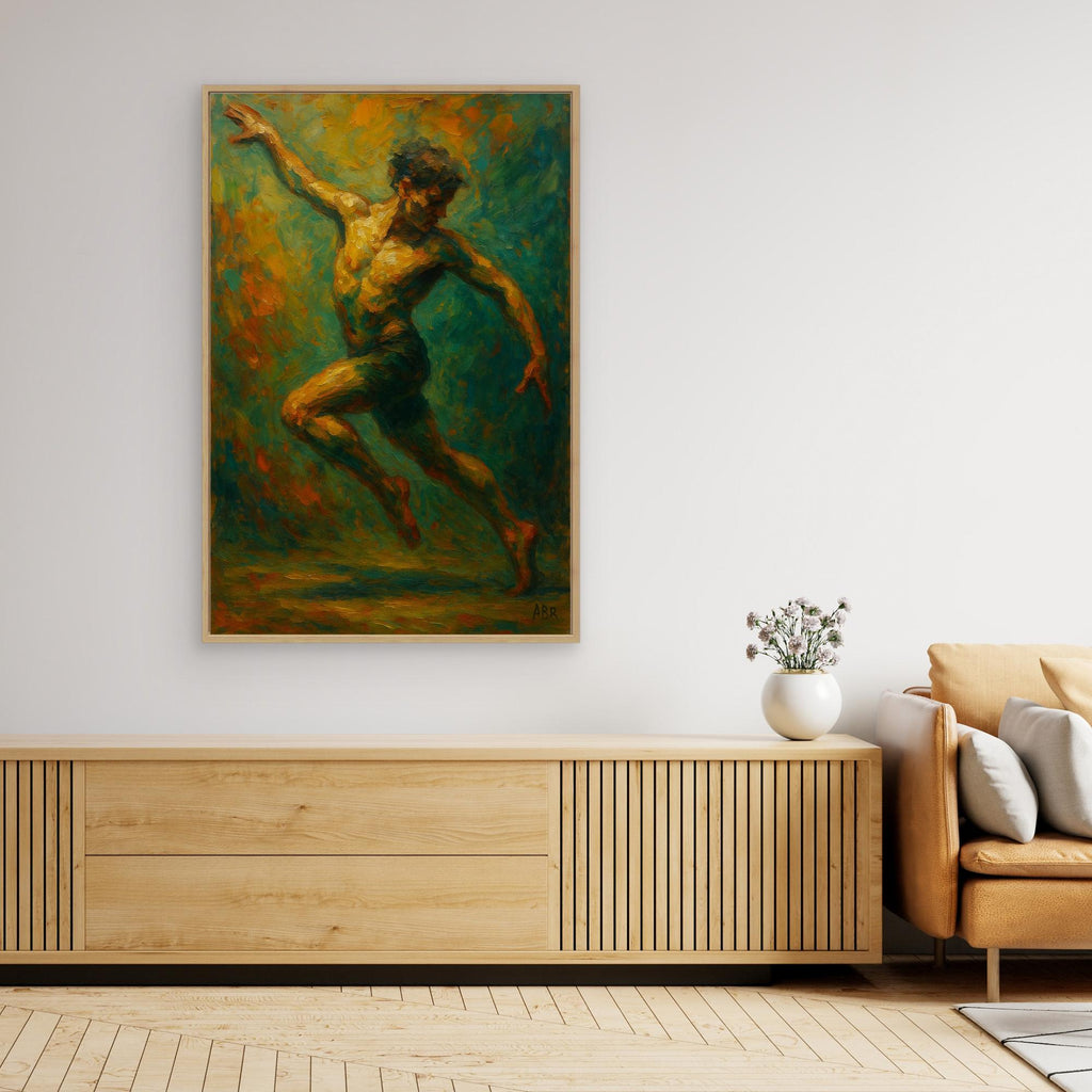Dynamic Figurative Dancer Wall Art