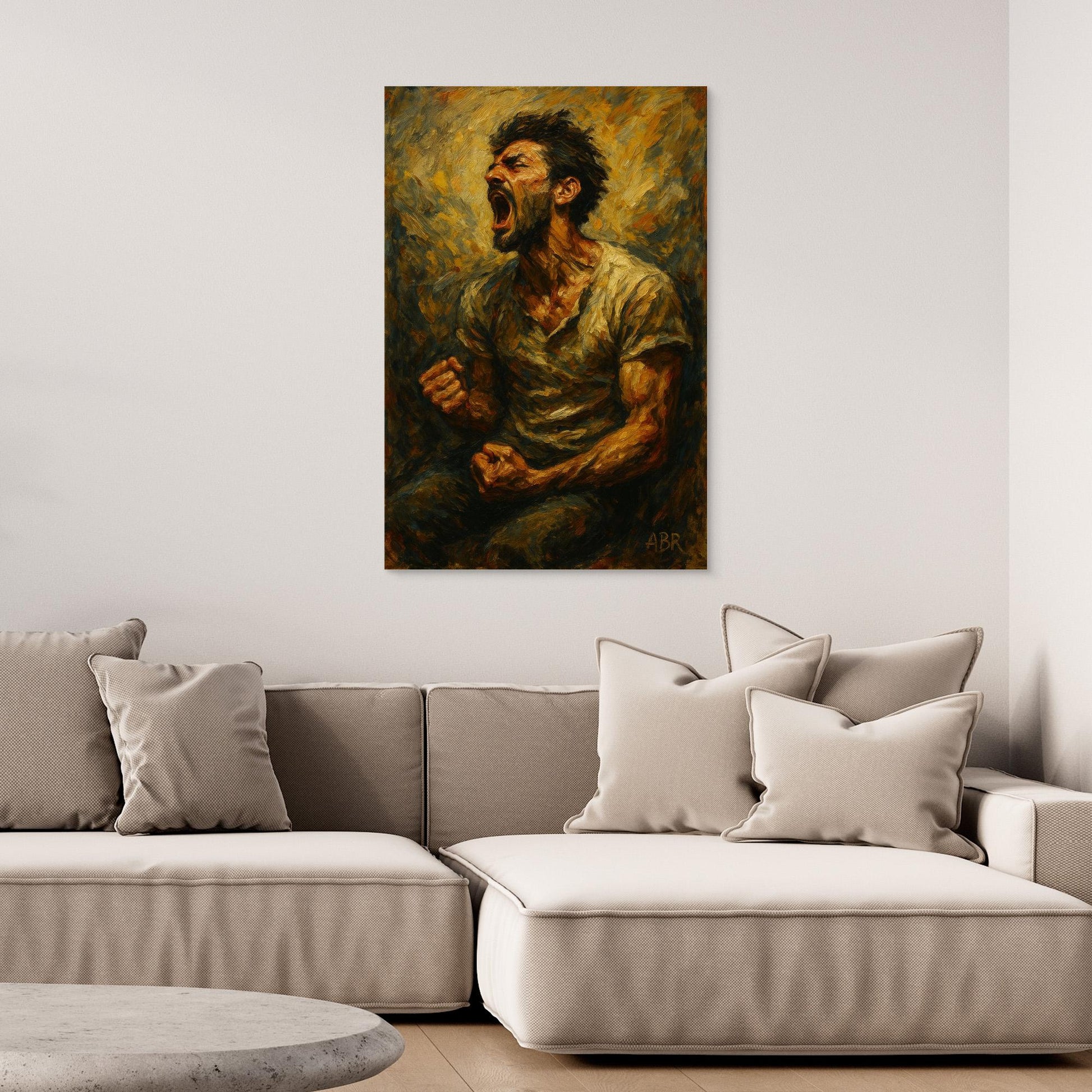 Emotional Figurative Canvas Wall Art