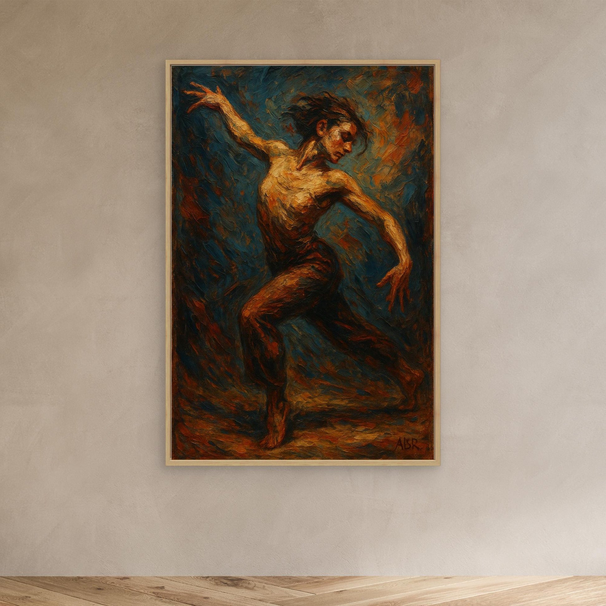Expressive Female Figure Wall Art