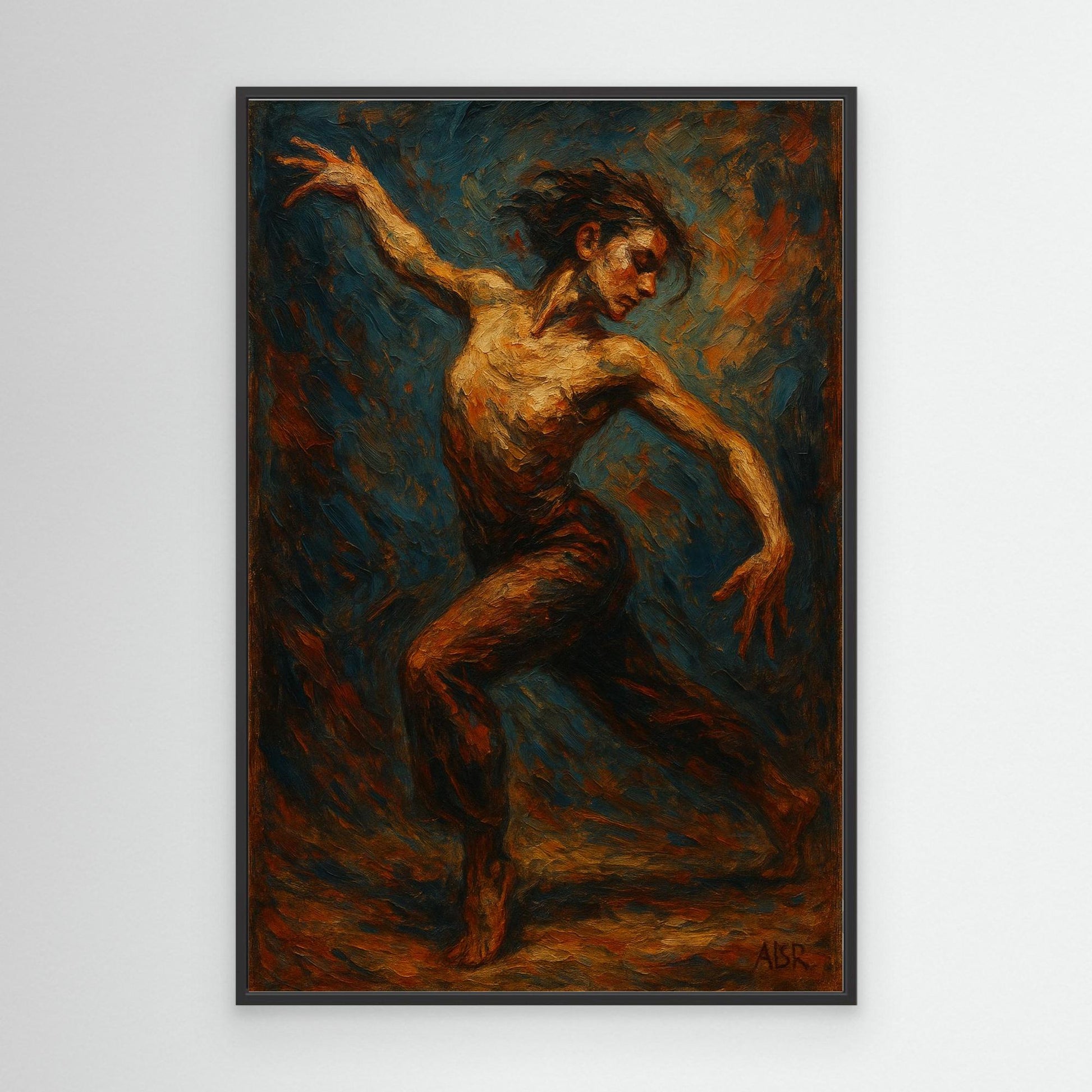 Expressive Female Figure Wall Art