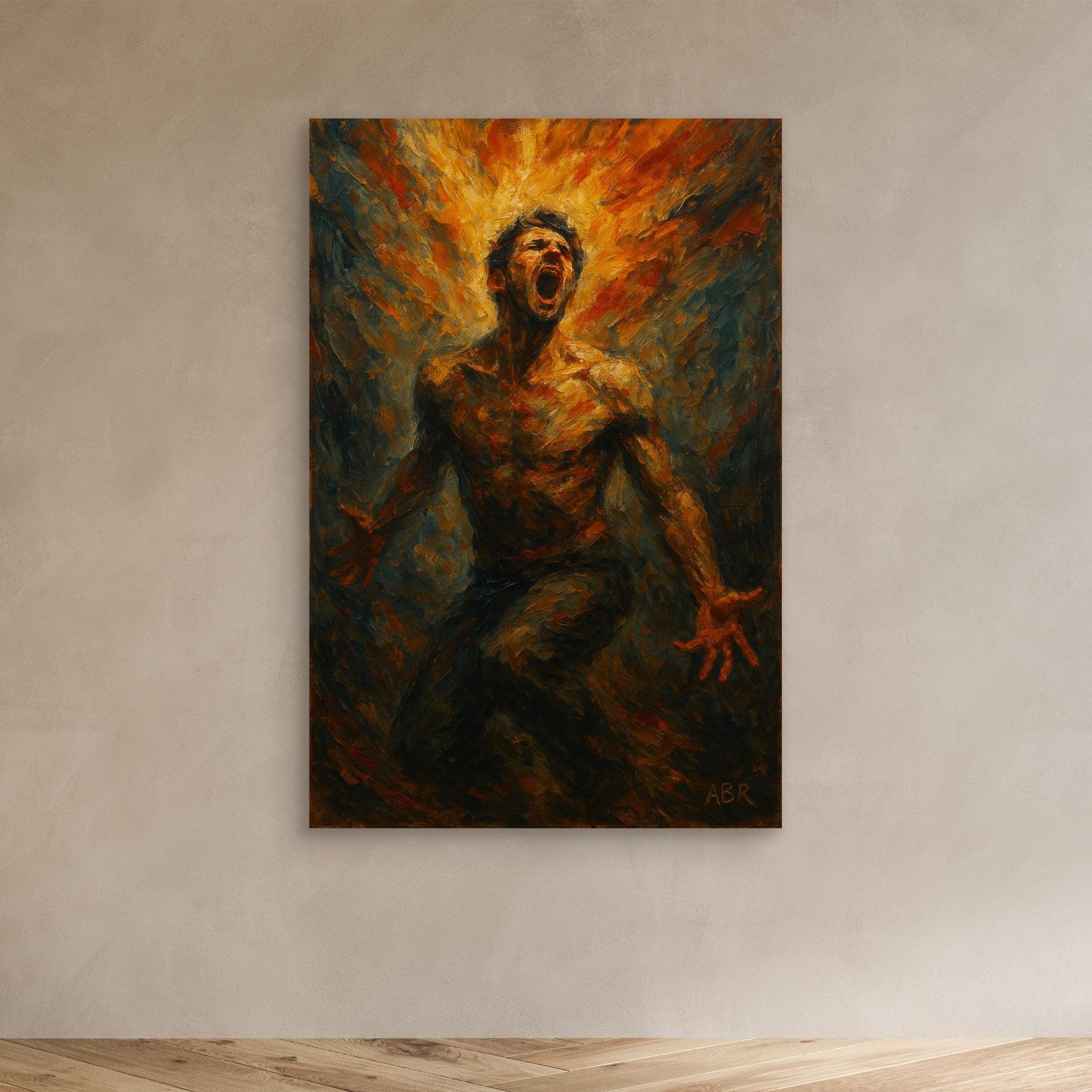 Explosive Figurative Canvas Wall Art