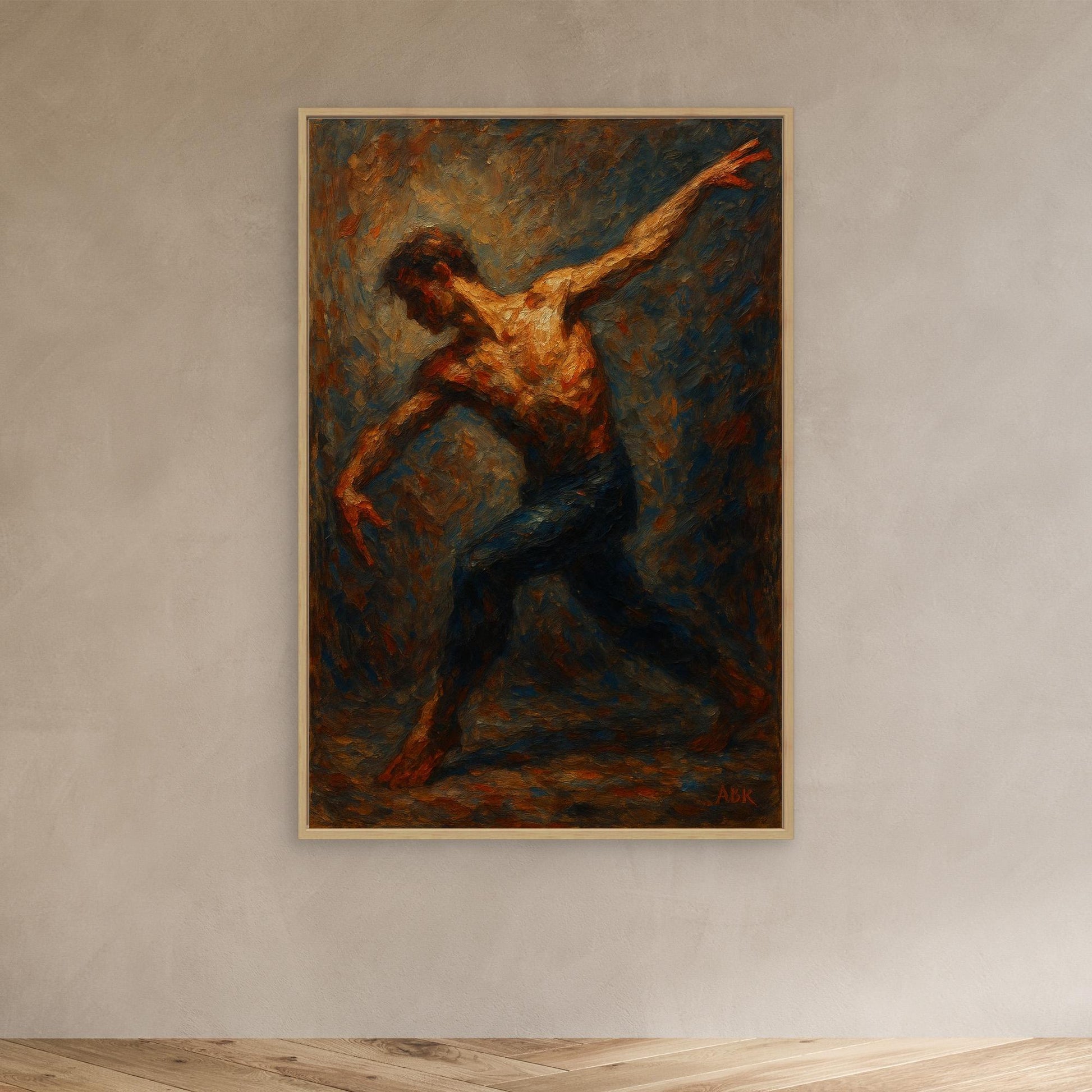 Figurative Dancer Canvas Wall Art