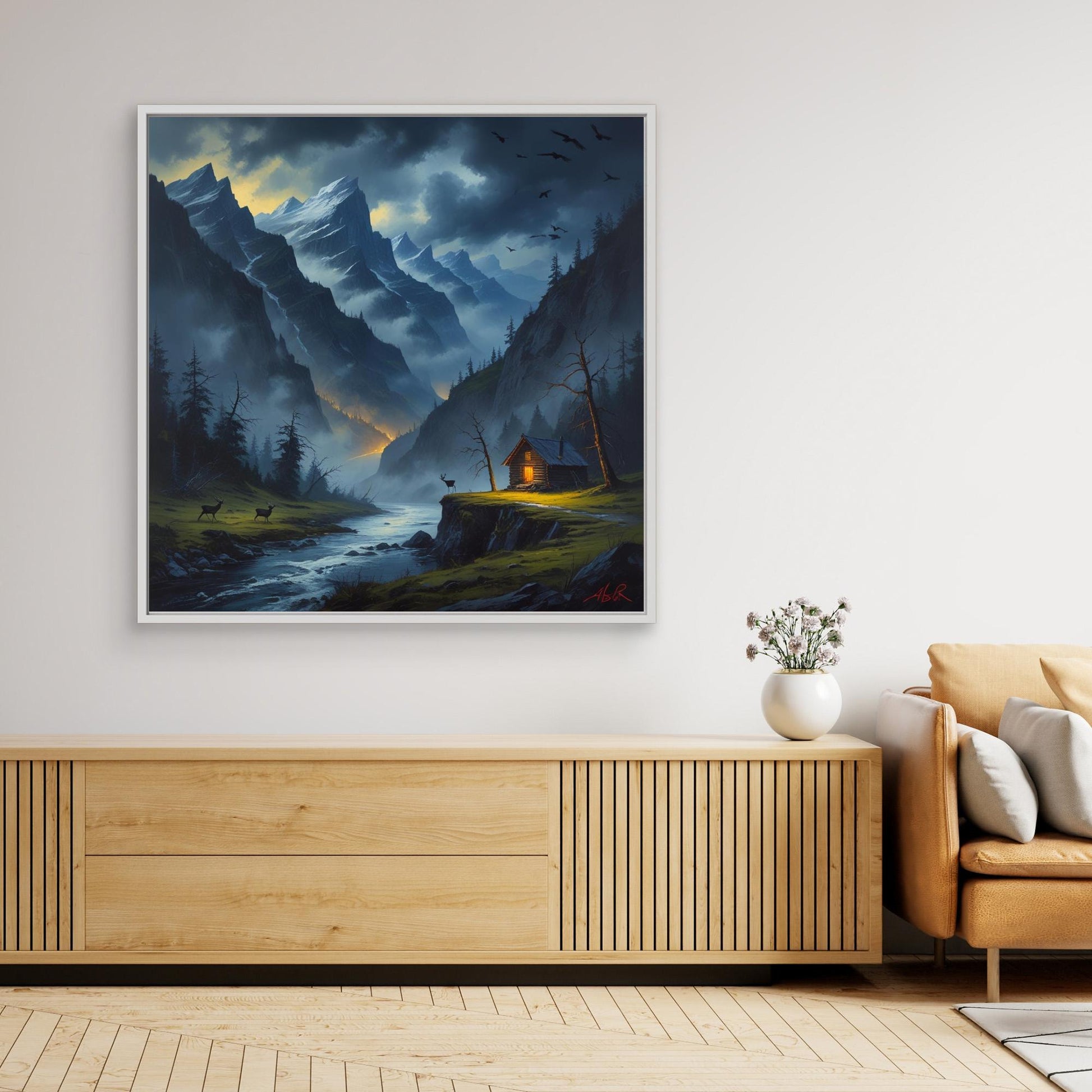 Twilight Refuge – Cozy Cabin in Dramatic Mountain Valley