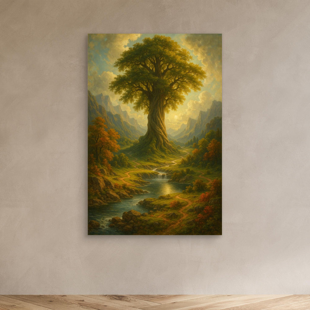 The Eternal Tree – Majestic Fantasy Nature Canvas Print