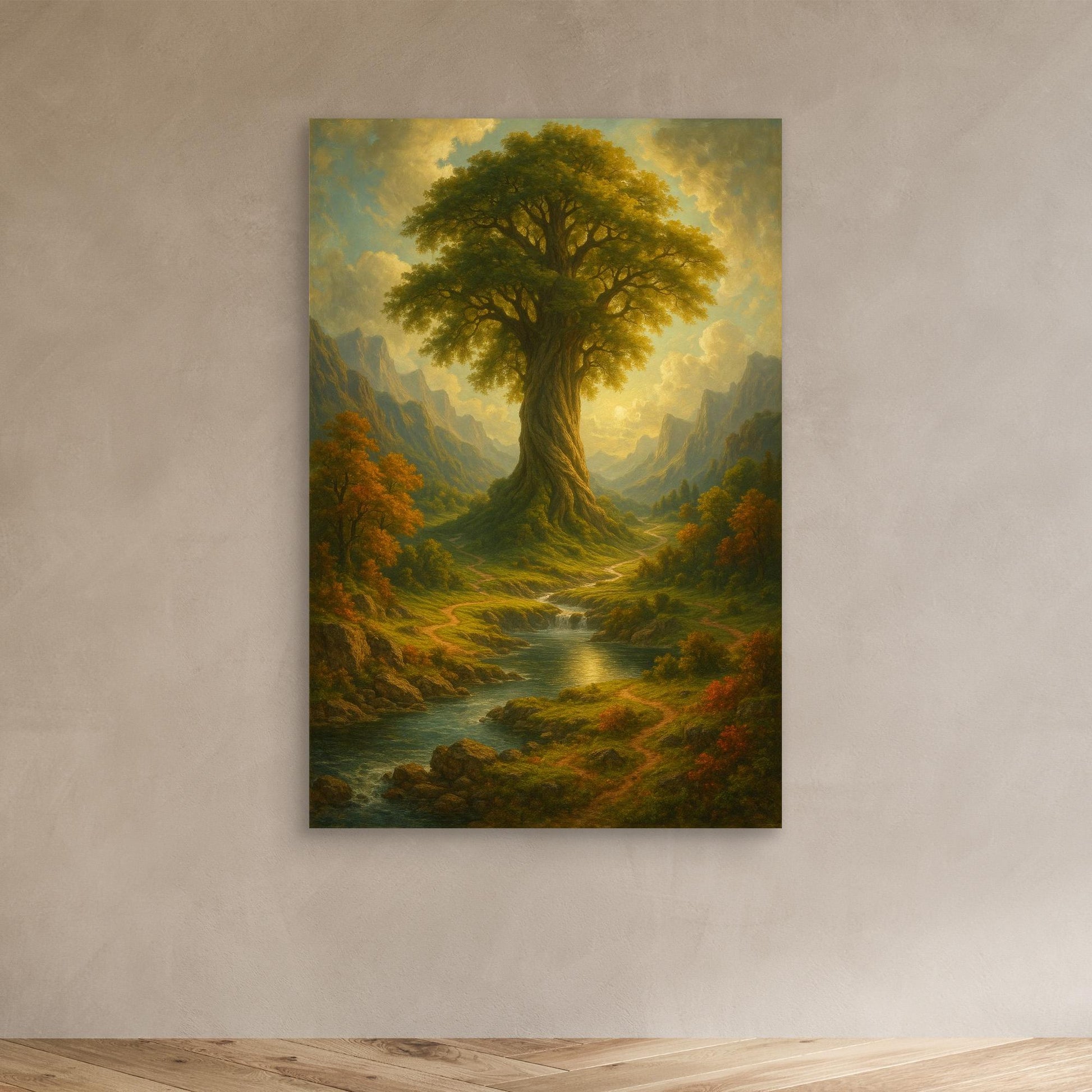 The Eternal Tree – Majestic Fantasy Nature Canvas Print