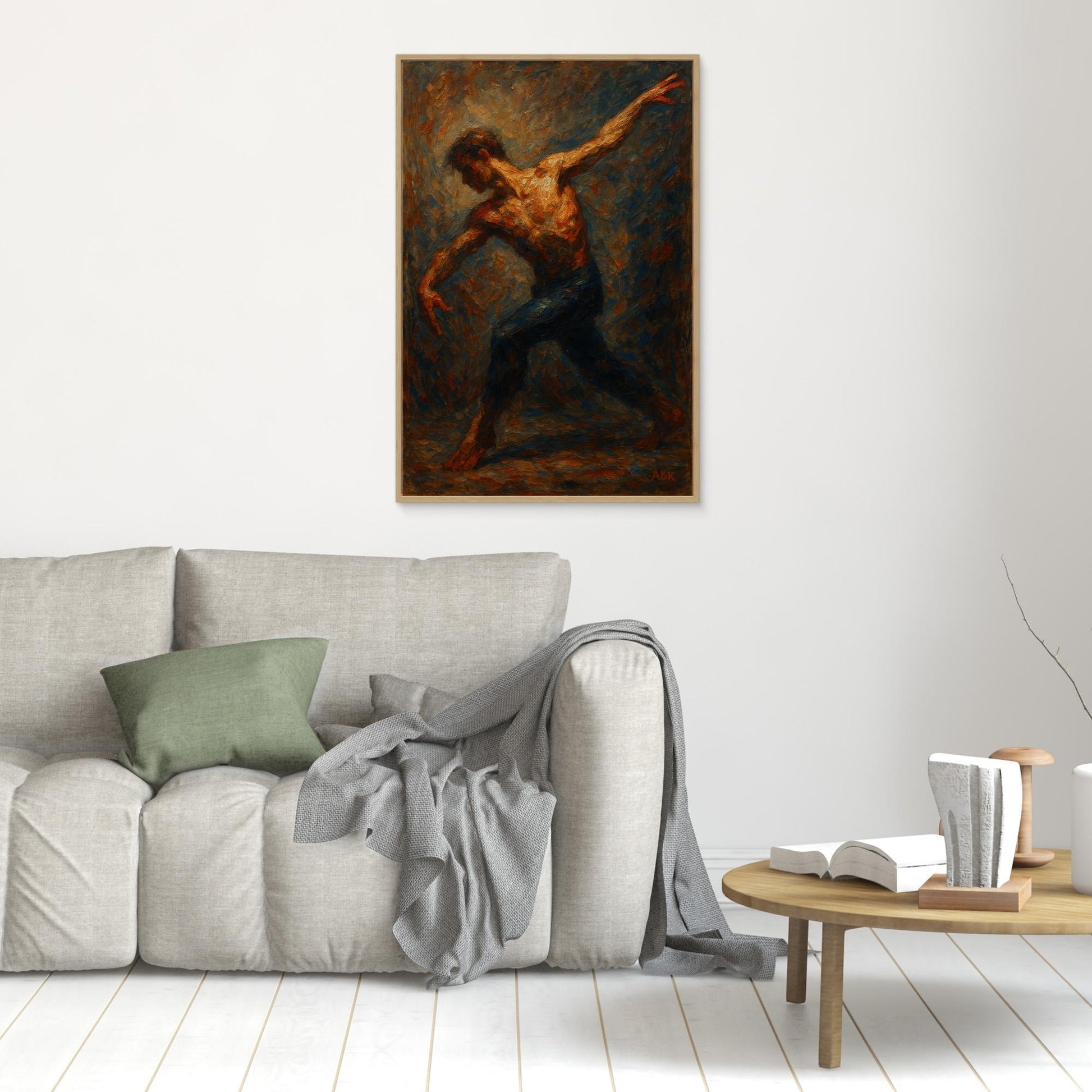 Figurative Dancer Canvas Wall Art