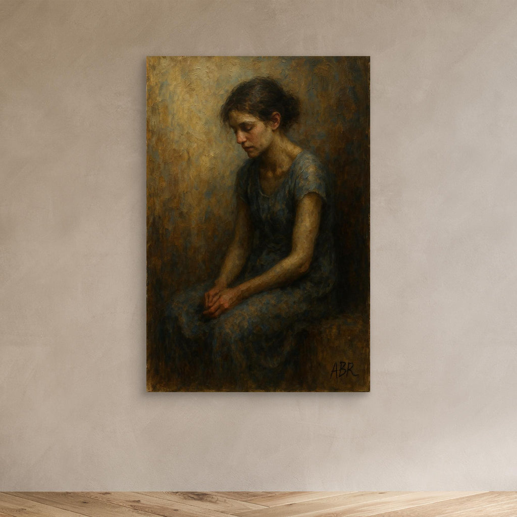 Emotional Portrait Canvas Wall Art
