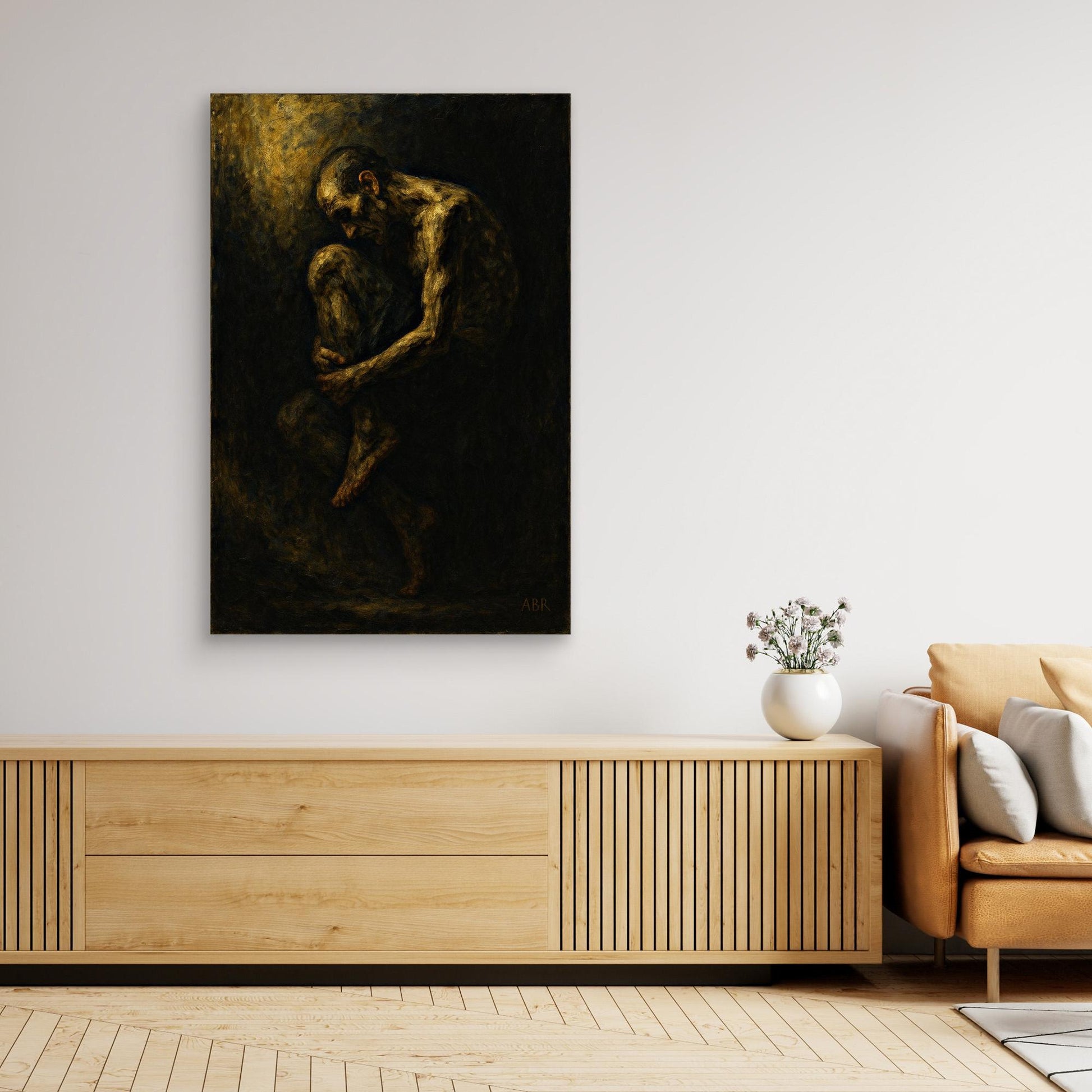 Emotive Figurative Canvas Wall Art 