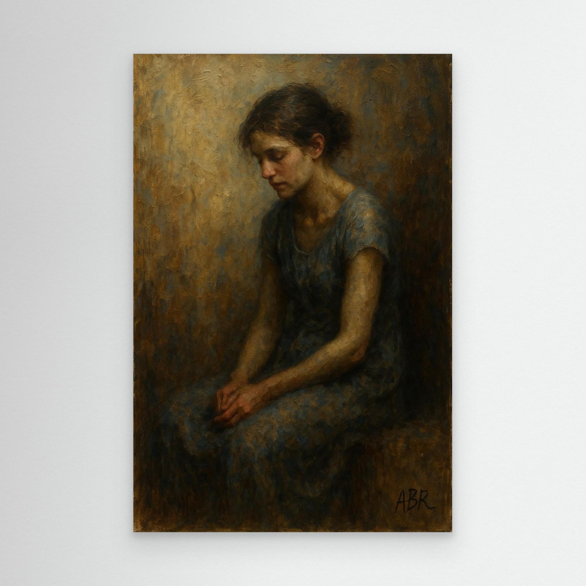 Emotional Portrait Canvas Wall Art