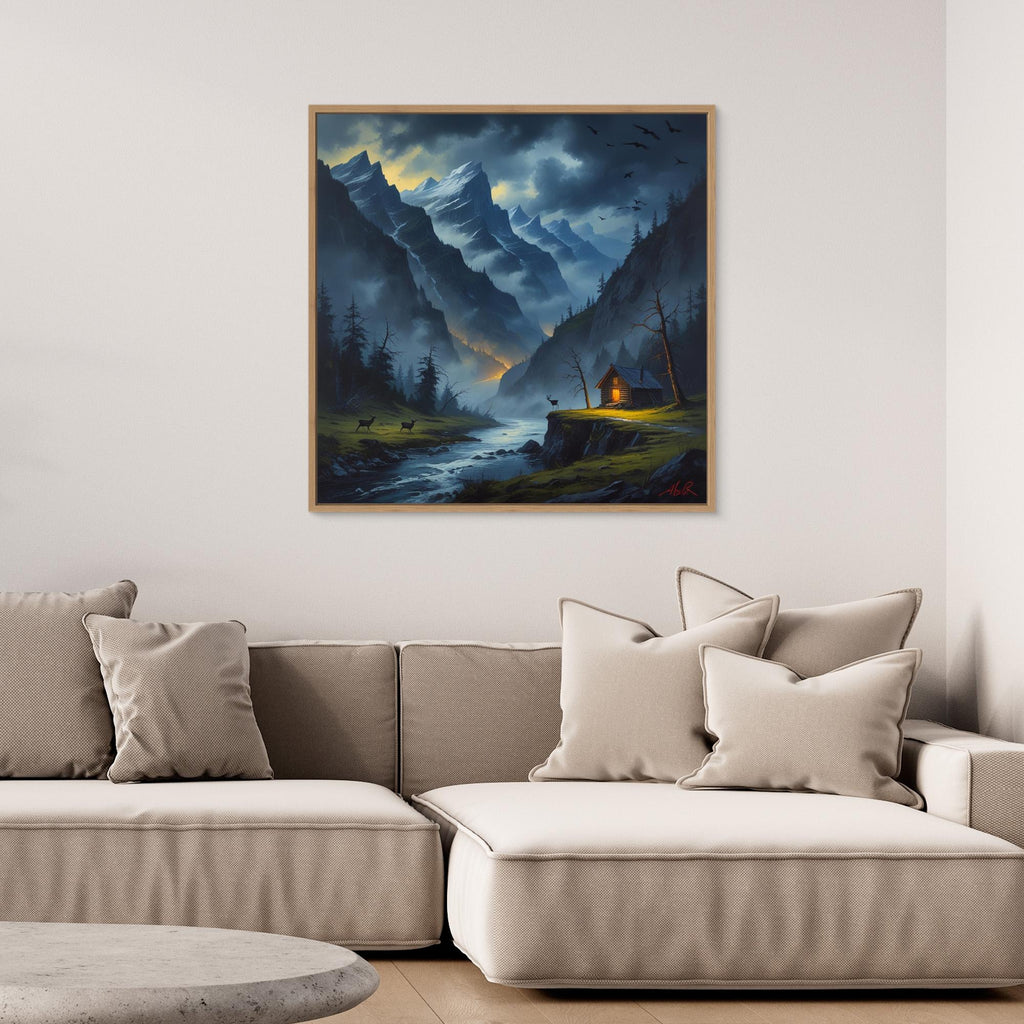 Twilight Refuge – Cozy Cabin in Dramatic Mountain Valley