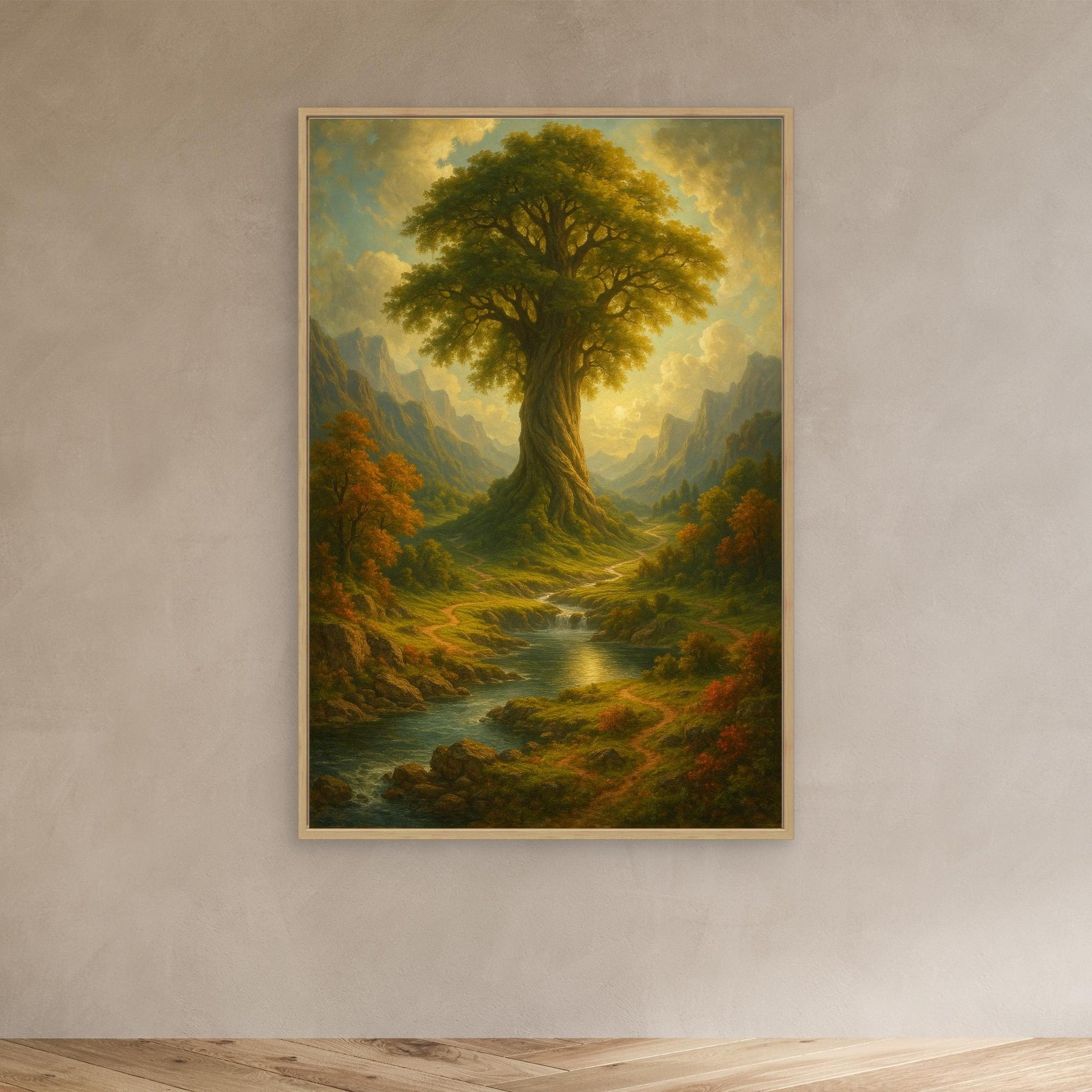 The Eternal Tree – Majestic Fantasy Nature Canvas Print