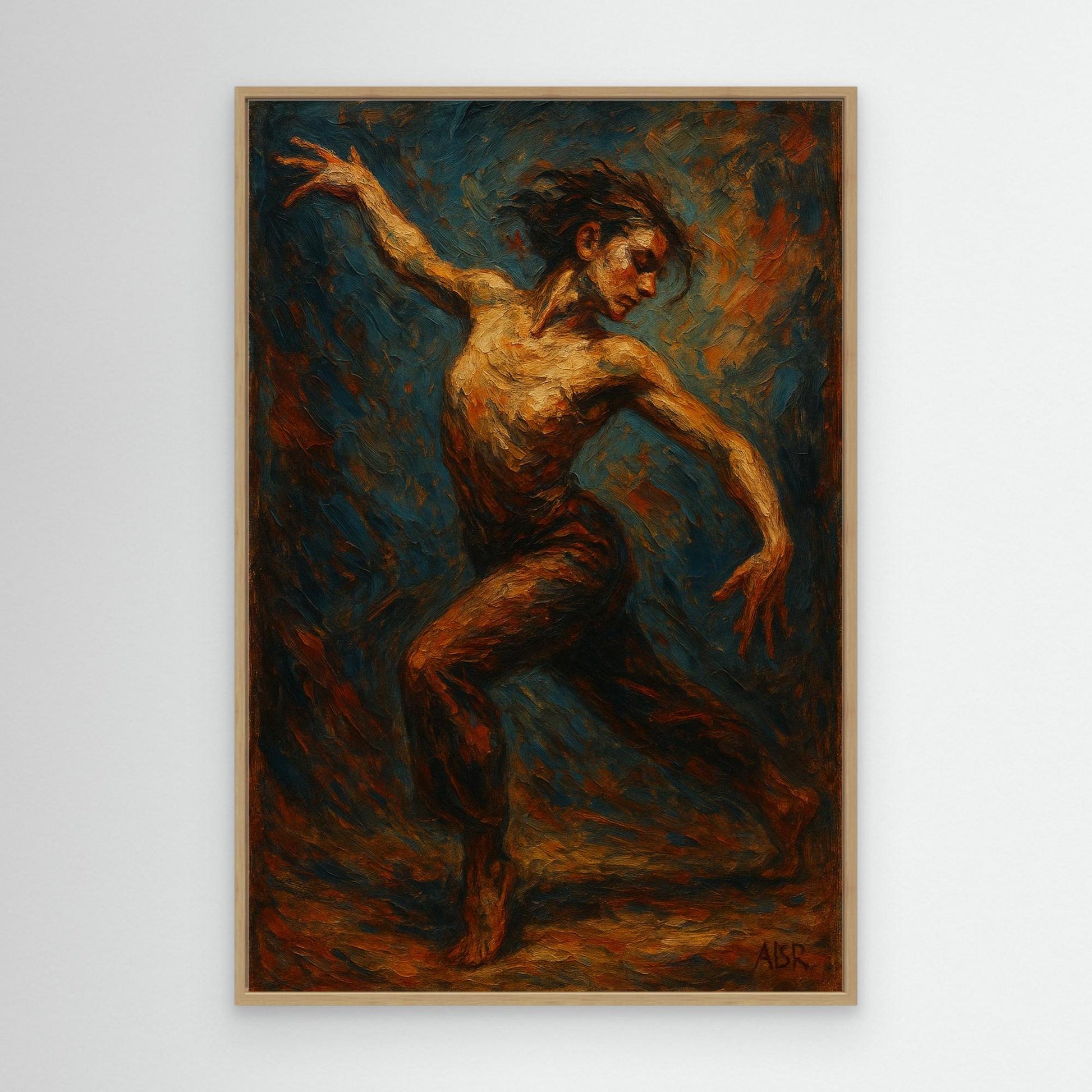 Expressive Female Figure Wall Art