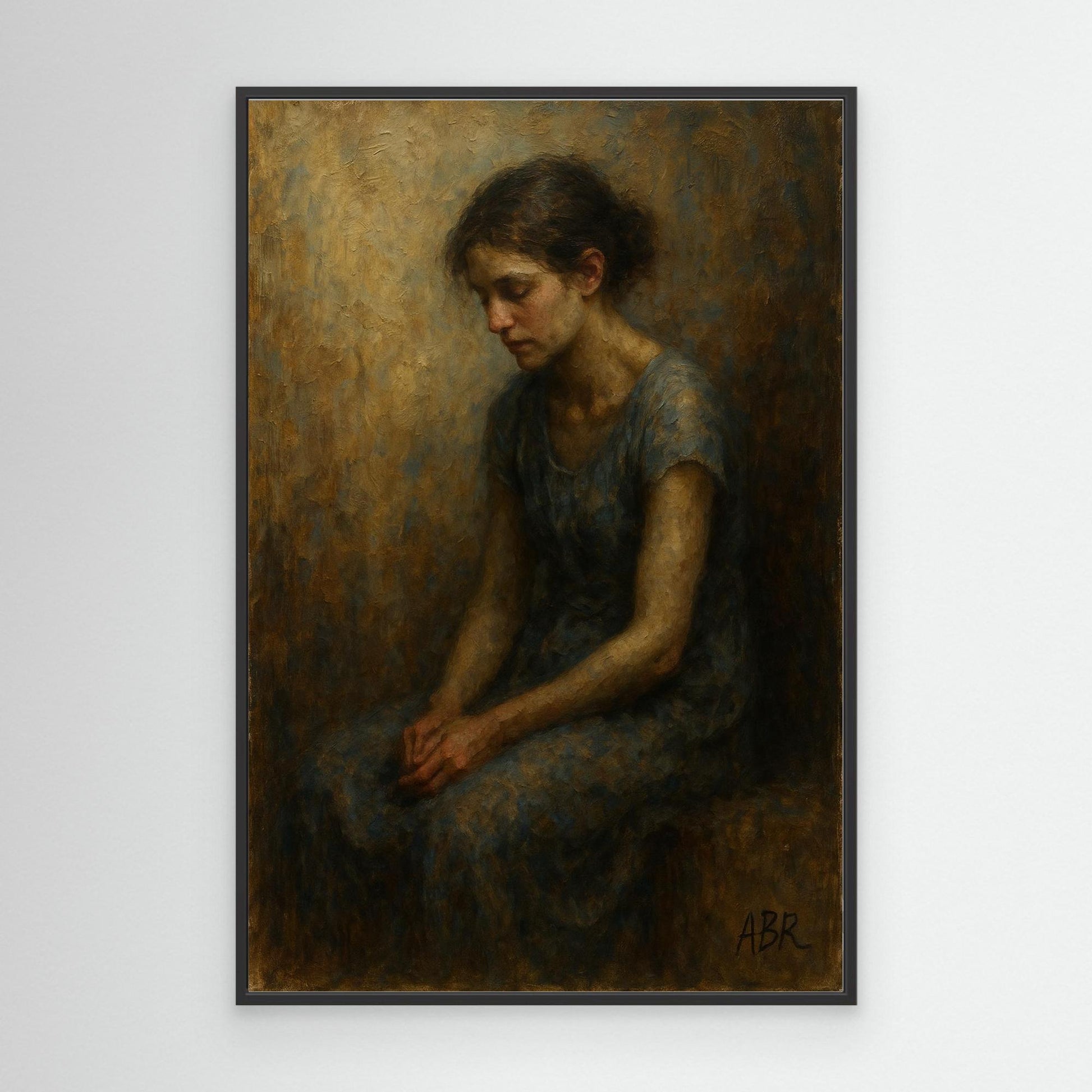 Emotional Portrait Canvas Wall Art
