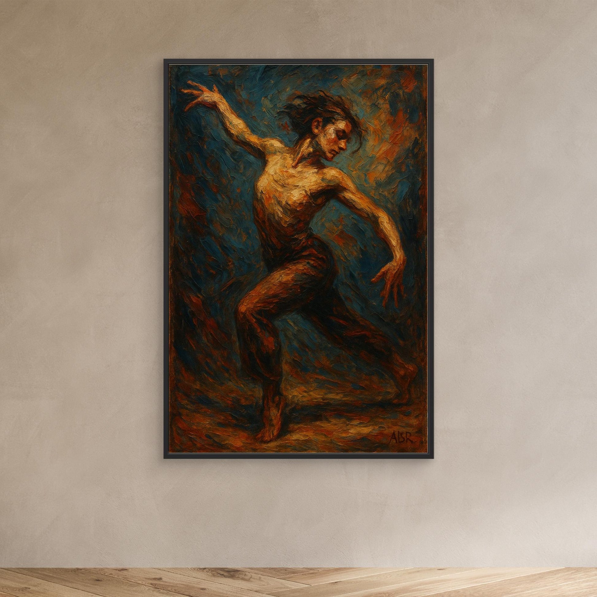 Expressive Female Figure Wall Art