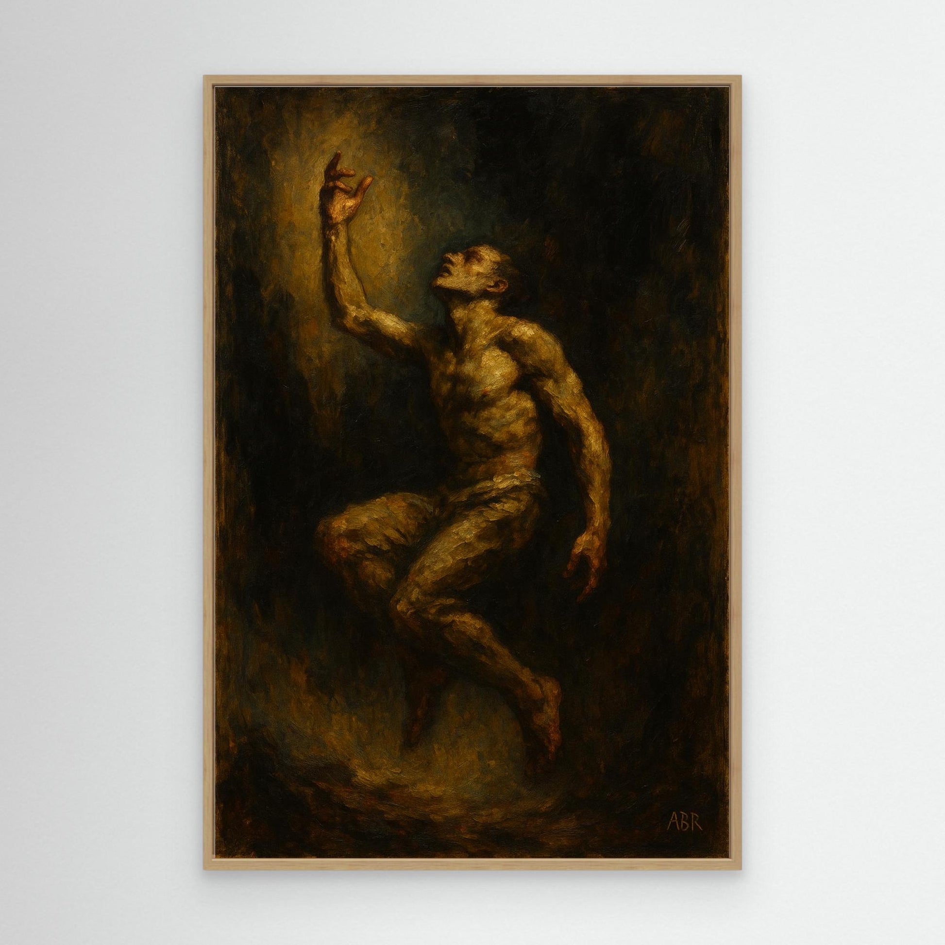 Figurative Canvas Wall Art – Reaching Light