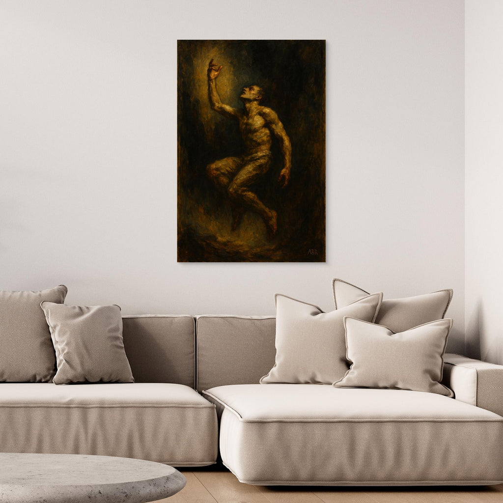 Figurative Canvas Wall Art – Reaching Light