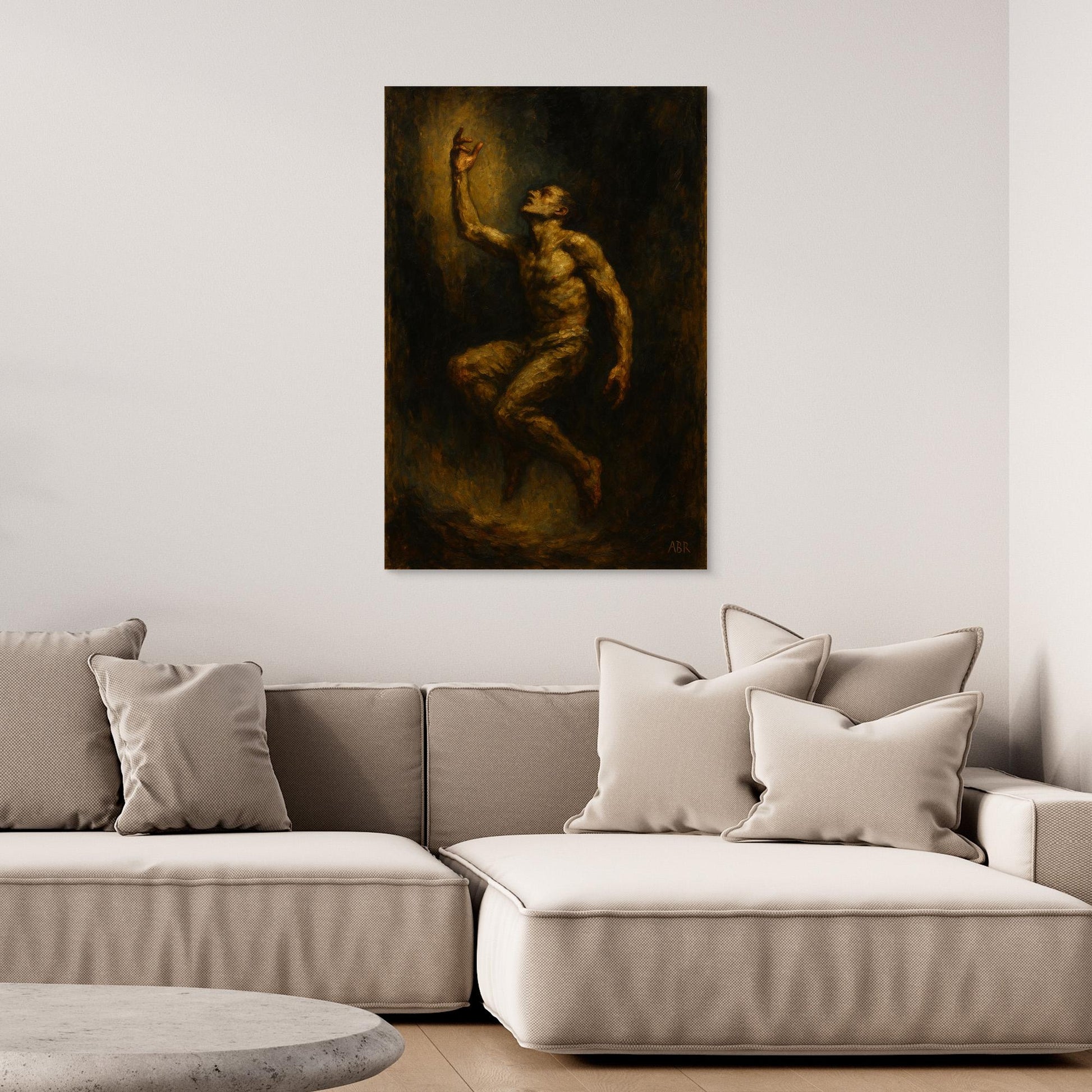Figurative Canvas Wall Art – Reaching Light