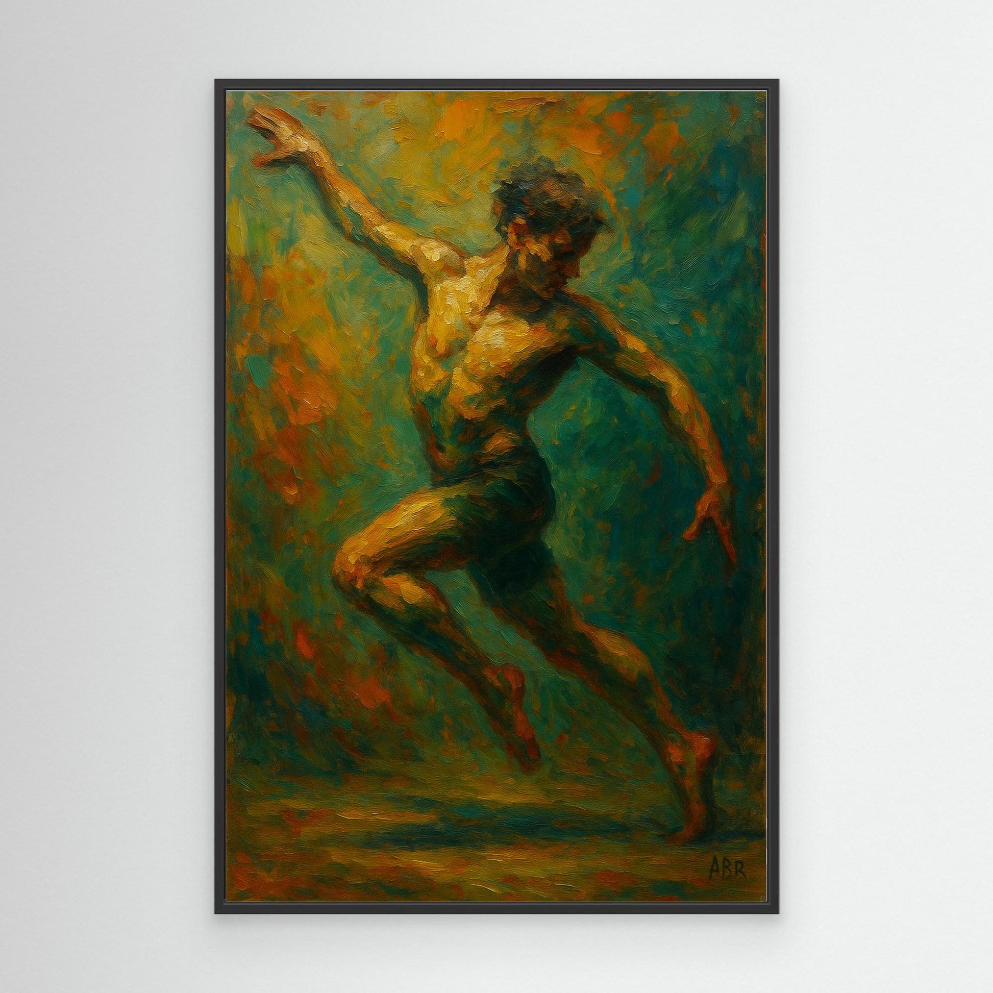 Dynamic Figurative Dancer Wall Art