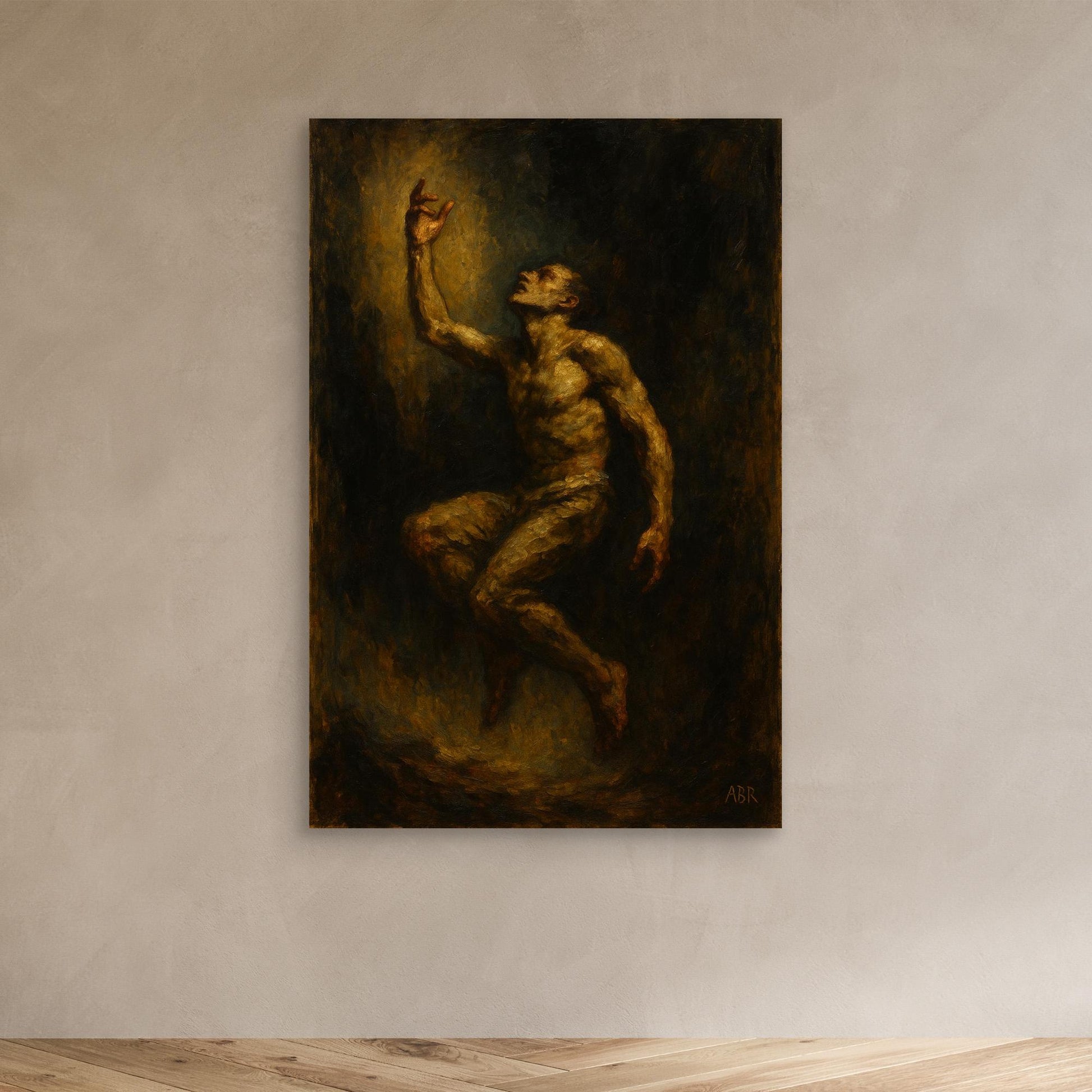 Figurative Canvas Wall Art – Reaching Light