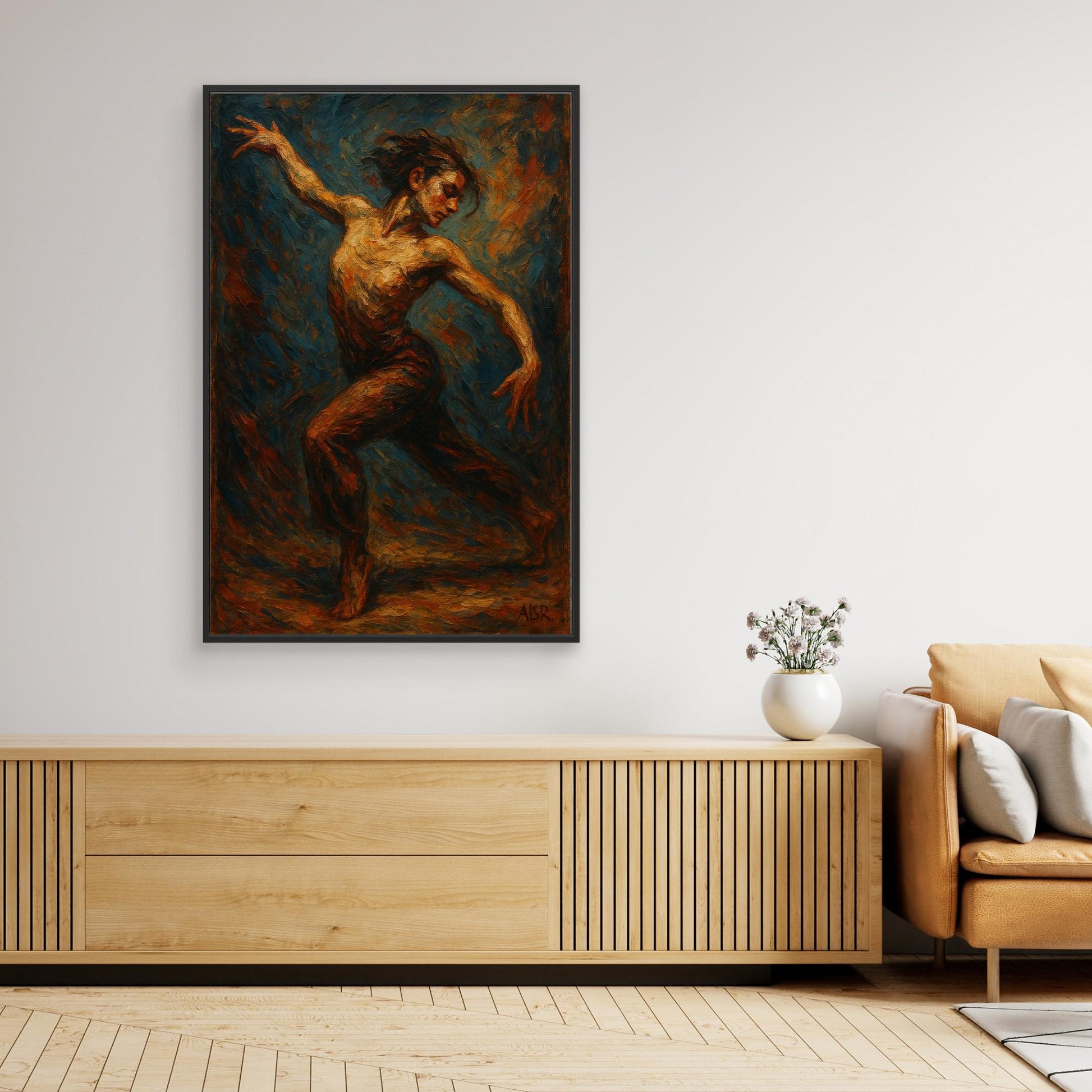 Expressive Female Figure Wall Art