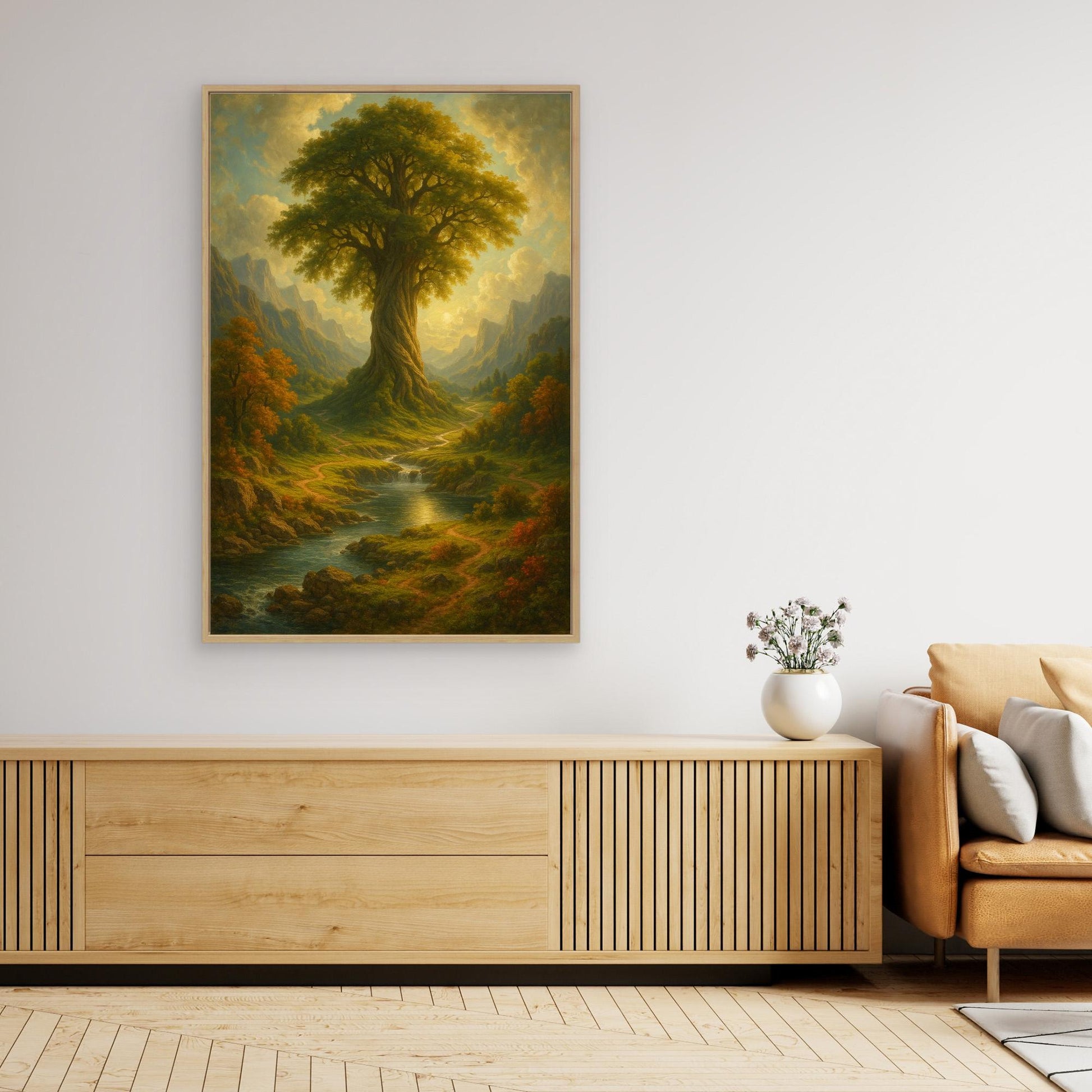 The Eternal Tree – Majestic Fantasy Nature Canvas Print