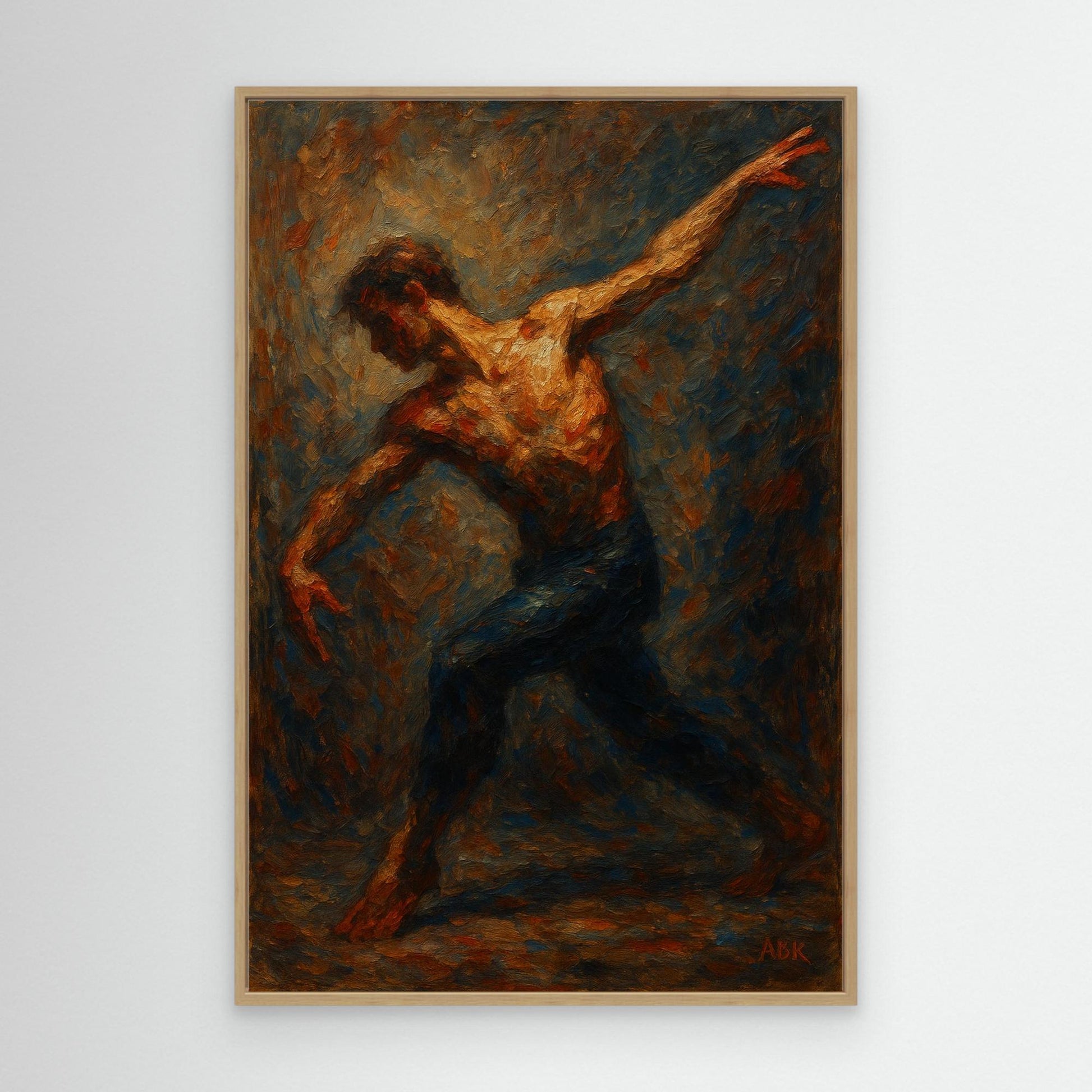 Figurative Dancer Canvas Wall Art