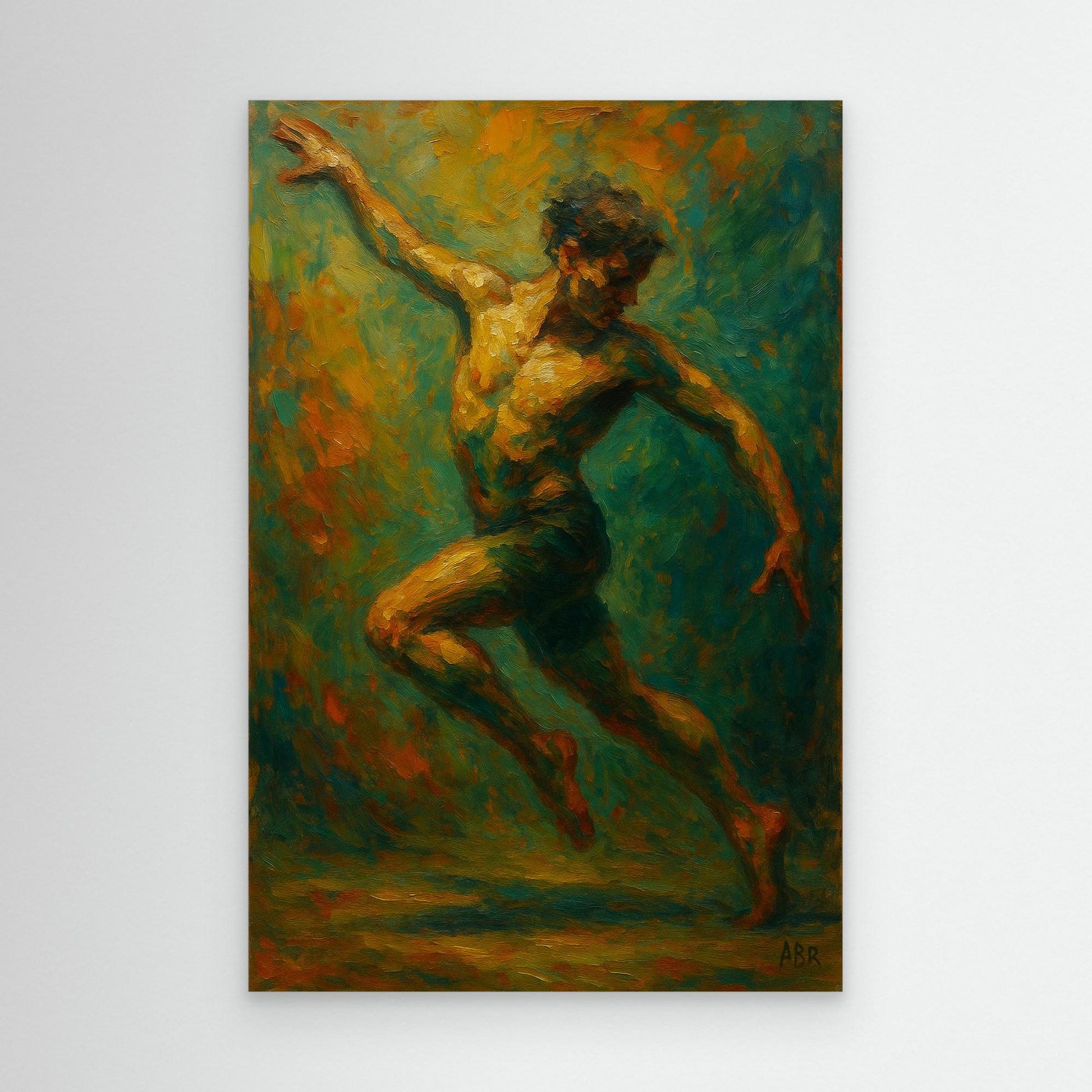 Dynamic Figurative Dancer Wall Art