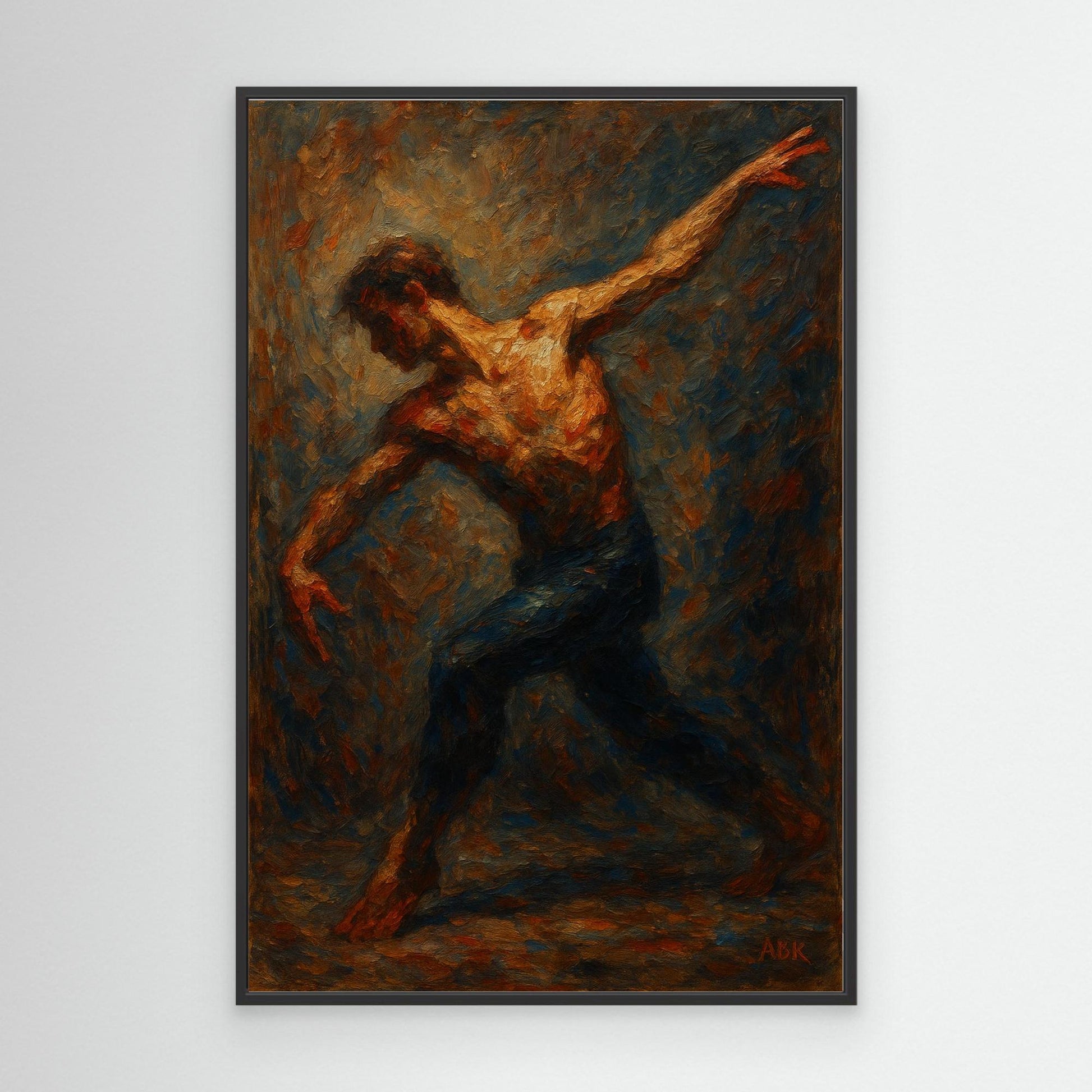 Figurative Dancer Canvas Wall Art